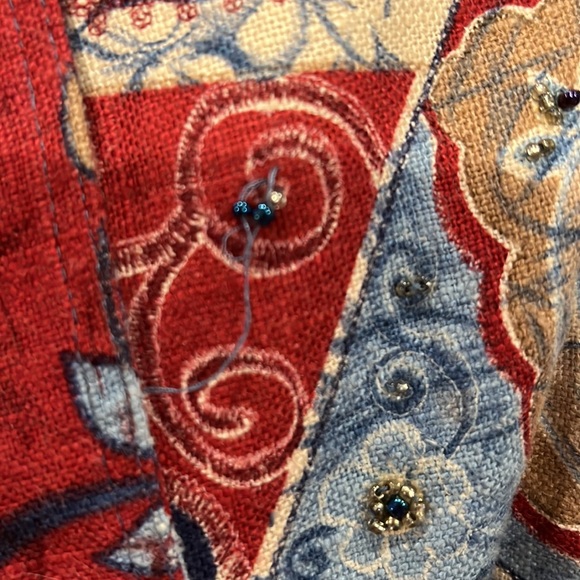 Bonnie & Norma Linen Blend Cottage core Blazer/Jacket - Picture 9 of 11